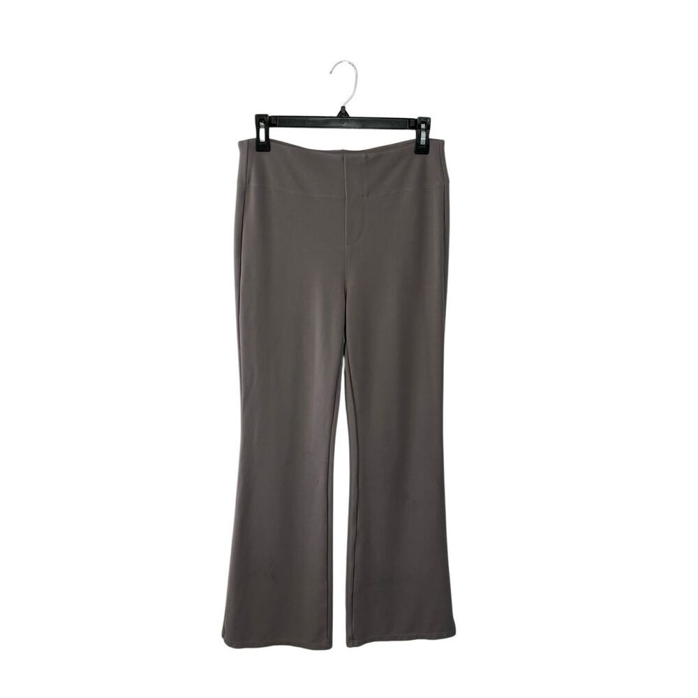 Halara gray high-waisted work pants with flared leg - M - Picture 1 of 9